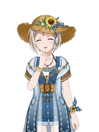 🌻 Стикер «Moca Aoba» для Telegram