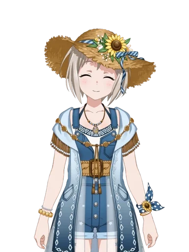 🌻 Стикер «Moca Aoba» для Telegram