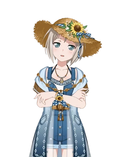🌻 Стикер «Moca Aoba» для Telegram