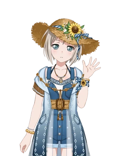 🌻 Стикер «Moca Aoba» для Telegram