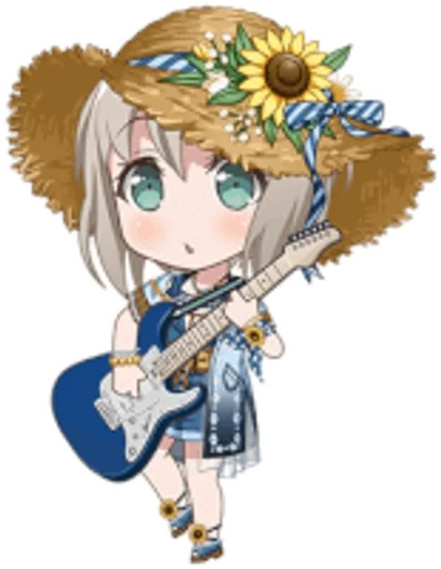 🌻 Стикер «Moca Aoba» для Telegram