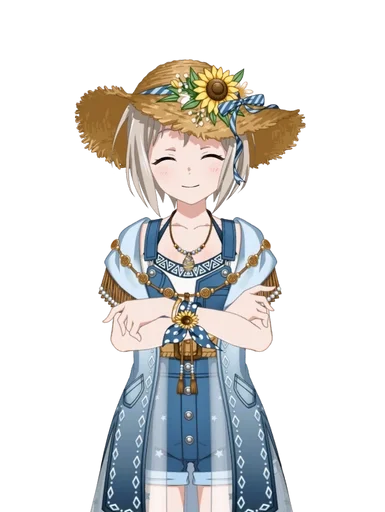 🌻 Стикер «Moca Aoba» для Telegram
