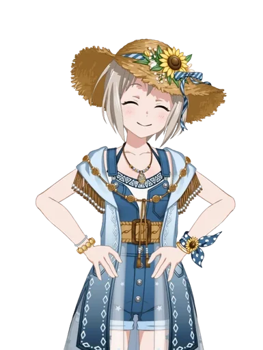 🌻 Стикер «Moca Aoba» для Telegram