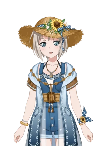 🌻 Стикер «Moca Aoba» для Telegram