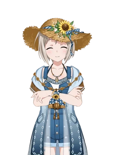 🌻 Стикер «Moca Aoba» для Telegram