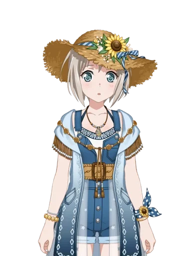 🌻 Стикер «Moca Aoba» для Telegram