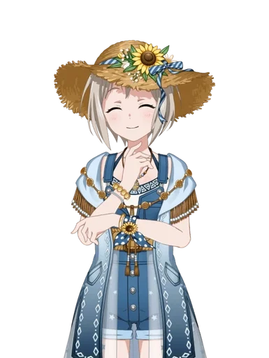 🌻 Стикер «Moca Aoba» для Telegram