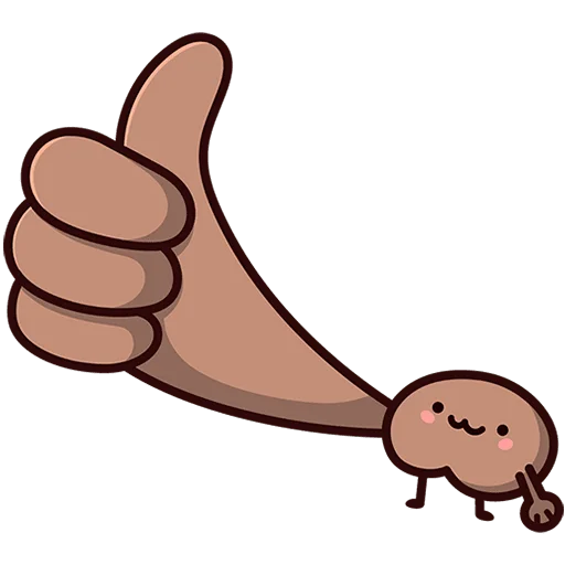 👍 Стикер «Попкинс Мокка Без Текста» для Telegram