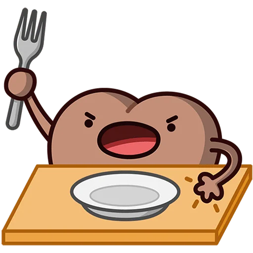 🍽 Стикер «Попкинс Мокка Без Текста» для Telegram