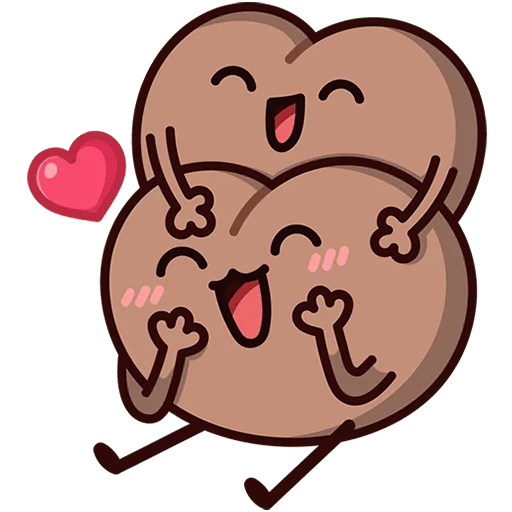 🥰 Стикер «Попкинс Мокка Без Текста» для Telegram