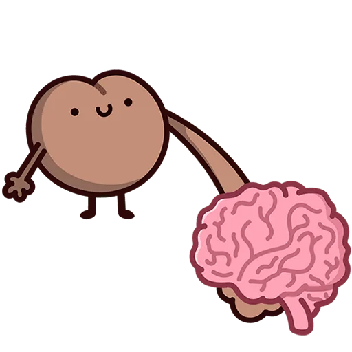 🧠 Стикер «Попкинс Мокка Без Текста» для Telegram