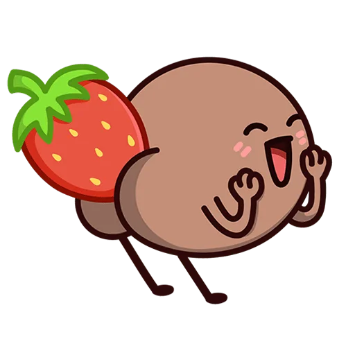 🍓 Стикер «Попкинс Мокка Без Текста» для Telegram