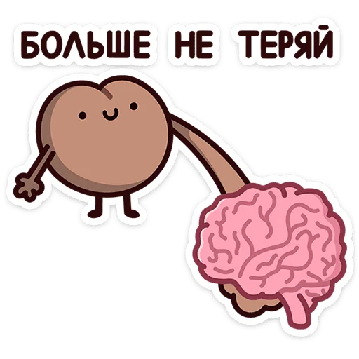 🧠 Стикер «Попкинс Мокка» для Telegram