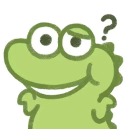 ❓ Стикер «Cute Crocodile» для Telegram
