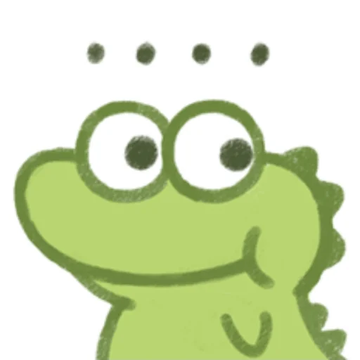 😐 Стикер «Cute Crocodile» для Telegram