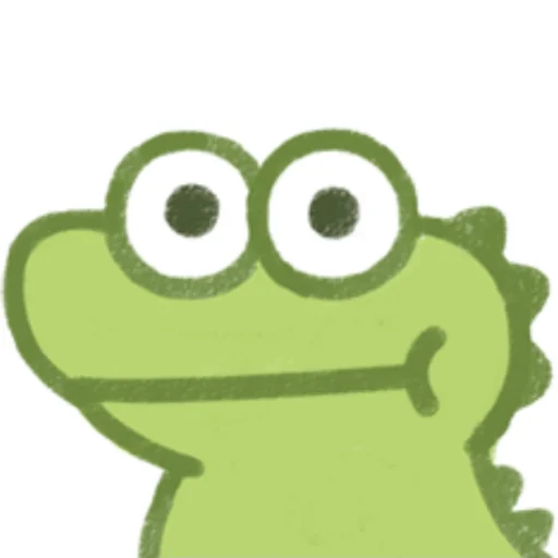 😐 Стикер «Cute Crocodile» для Telegram