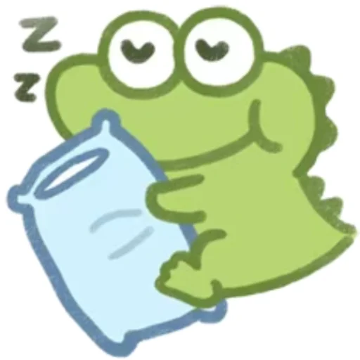 💤 Стикер «Cute Crocodile» для Telegram