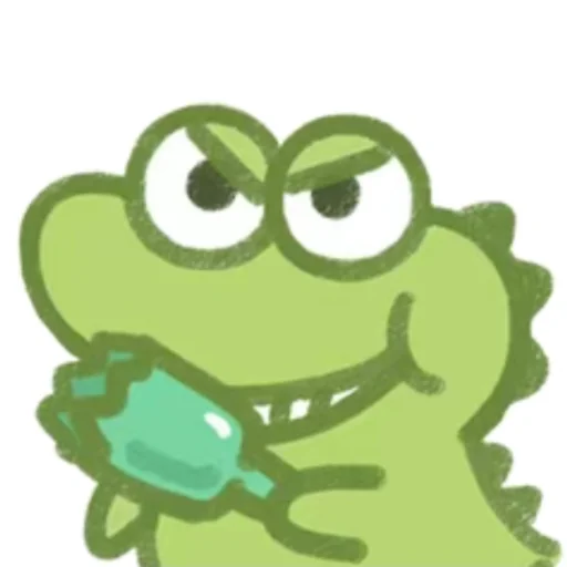 🥊 Стикер «Cute Crocodile» для Telegram