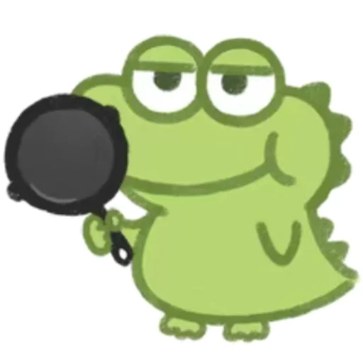 🥊 Стикер «Cute Crocodile» для Telegram