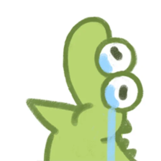 😓 Стикер «Cute Crocodile» для Telegram
