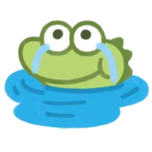 😕 Стикер «Cute Crocodile» для Telegram