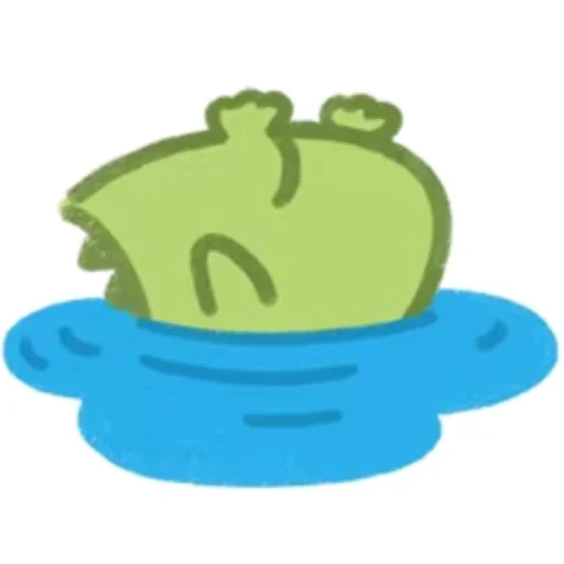 😓 Стикер «Cute Crocodile» для Telegram