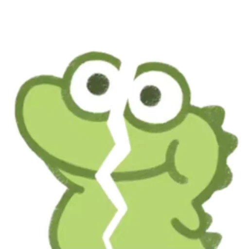 😓 Стикер «Cute Crocodile» для Telegram