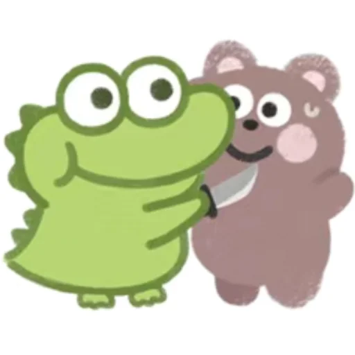 🥊 Стикер «Cute Crocodile» для Telegram