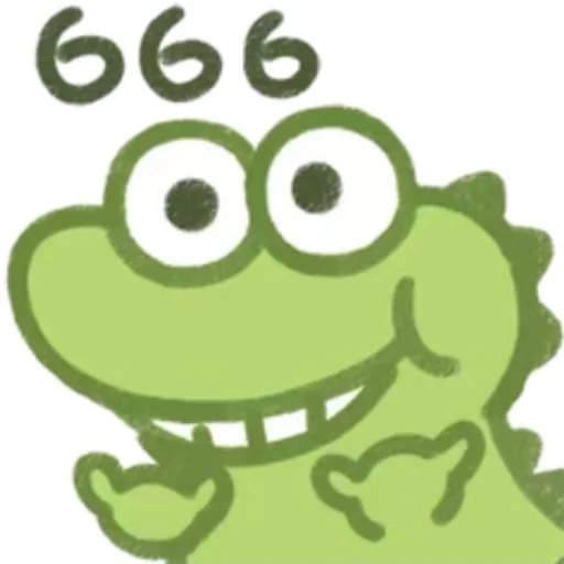 🙂 Стикер «Cute Crocodile» для Telegram