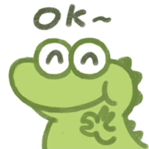 🙂 Стикер «Cute Crocodile» для Telegram