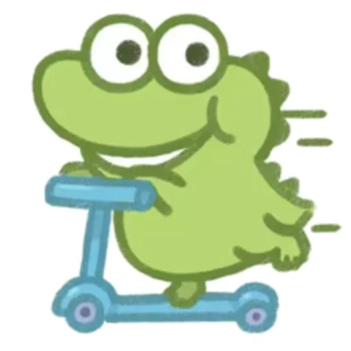 🙂 Стикер «Cute Crocodile» для Telegram