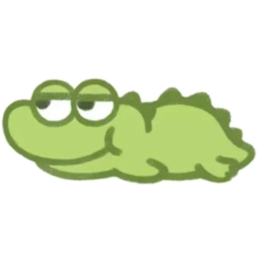 🙂 Стикер «Cute Crocodile» для Telegram