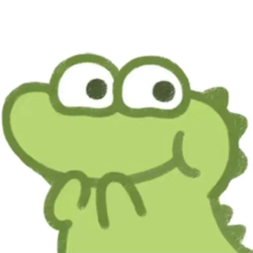 🙂 Стикер «Cute Crocodile» для Telegram