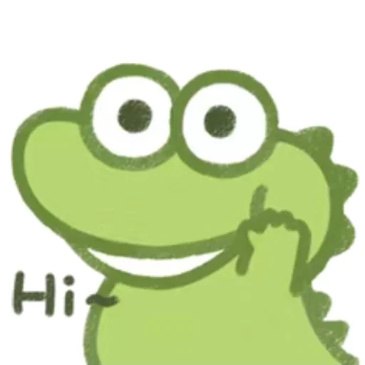 🙂 Стикер «Cute Crocodile» для Telegram