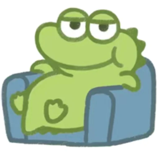 🙂 Стикер «Cute Crocodile» для Telegram