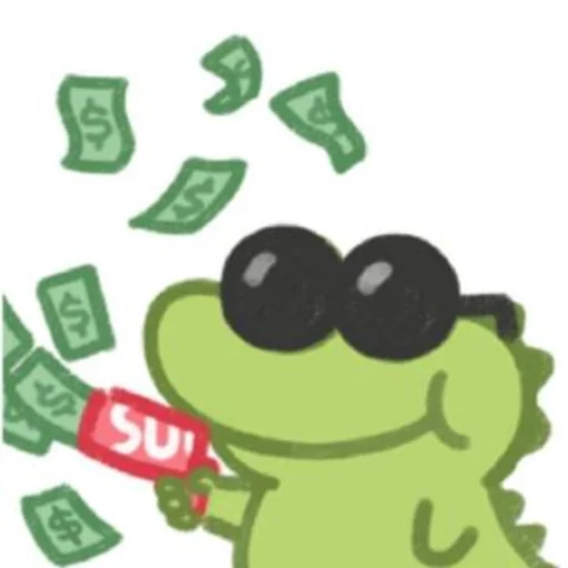 🤑 Стикер «抹茶旦旦_6ming专用» для Telegram