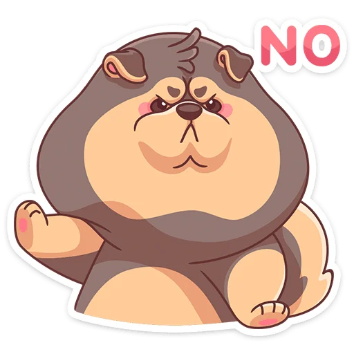 🙅‍♂ Стикер «Моти» для Telegram