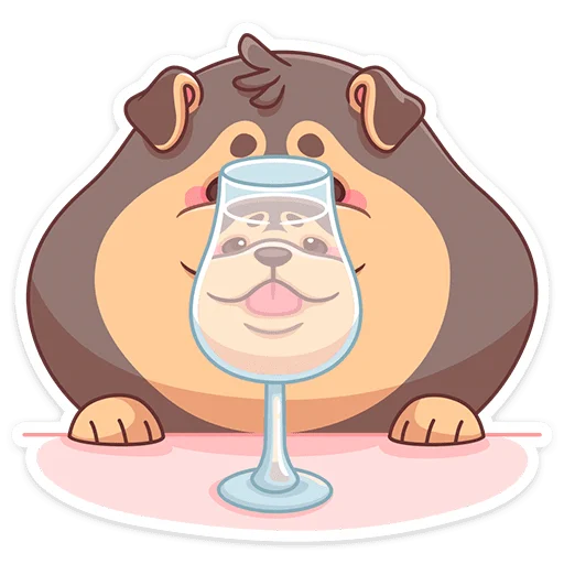 🍹 Стикер «Моти» для Telegram