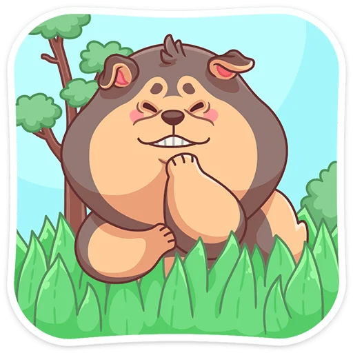 😅 Стикер «Моти» для Telegram