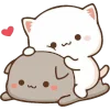 🥺 Эмодзи «Mochi cats» для Telegram