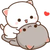 😘 Эмодзи «Mochi cats» для Telegram