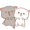 💕 Эмодзи «Mochi cats» для Telegram