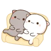 🙃 Эмодзи «Mochi cats» для Telegram