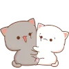 🤗 Эмодзи «Mochi cats» для Telegram