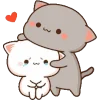 😢 Эмодзи «Mochi cats» для Telegram