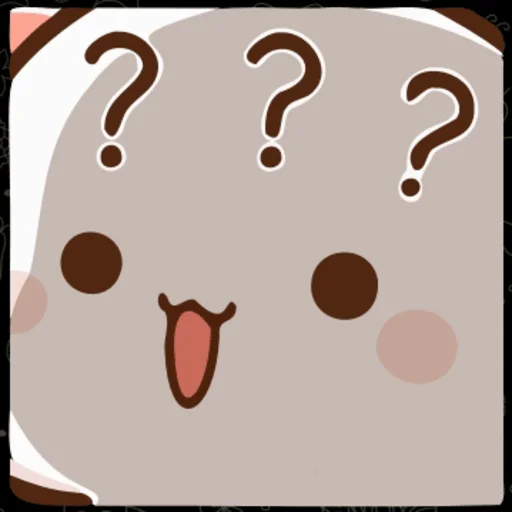 🫨 Стикер «mochi cats meme» для Telegram