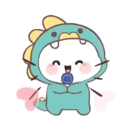 🥰 Стикер «?Mochi Dino //» для Telegram