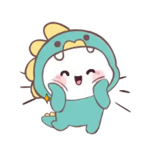 😍 Стикер «?Mochi Dino //» для Telegram