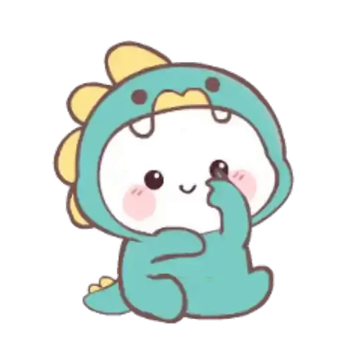 💕 Стикер «?Mochi Dino //» для Telegram