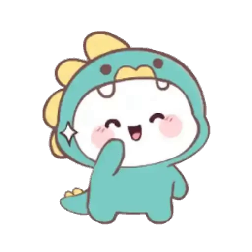 Стикерпак ?Mochi Dino // для Telegram
